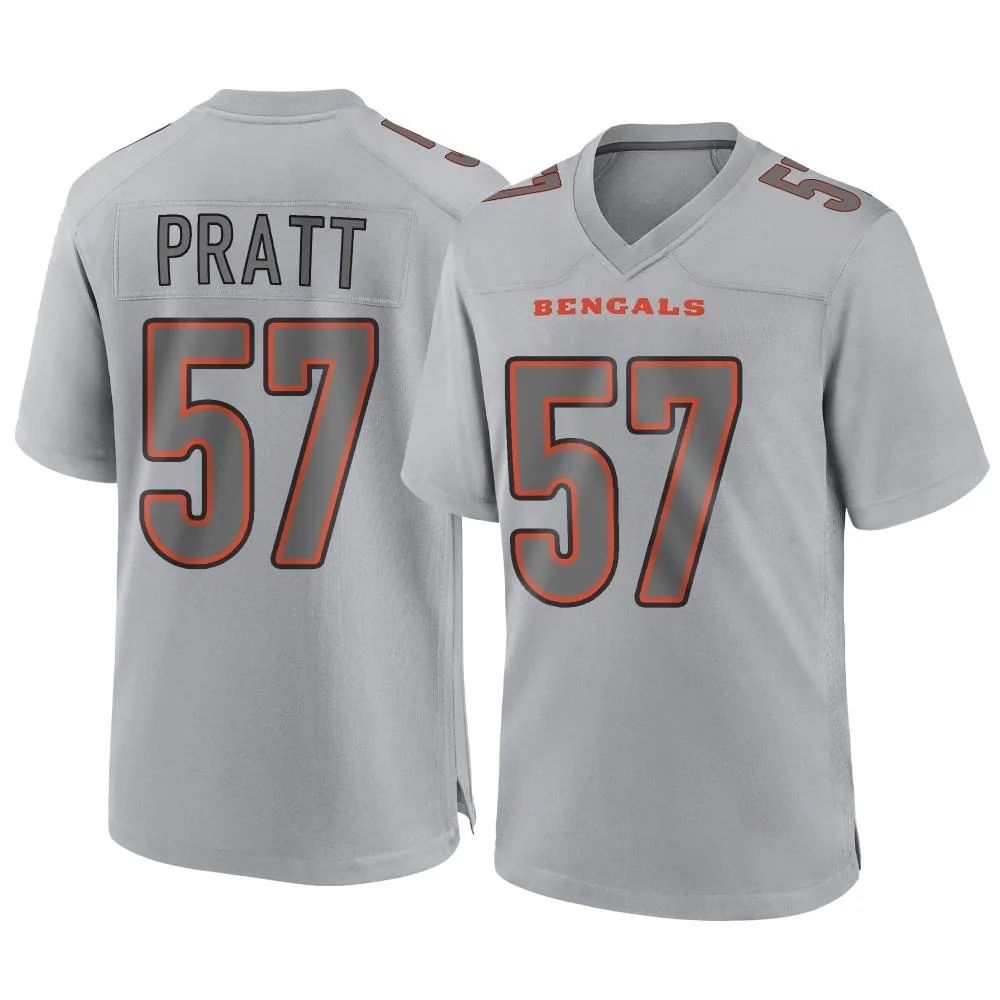 Men's Cincinnati Bengals Germaine Pratt Nike Atmosphere Fashion Game Gray Jersey Men's Cincinnati Bengals Germaine Pratt Nike Atmosphere Fashion Game Gray Jersey