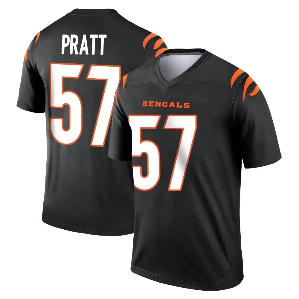 Men's Cincinnati Bengals Germaine Pratt Nike Legend Black Jersey Men's Cincinnati Bengals Germaine Pratt Nike Legend Black Jersey