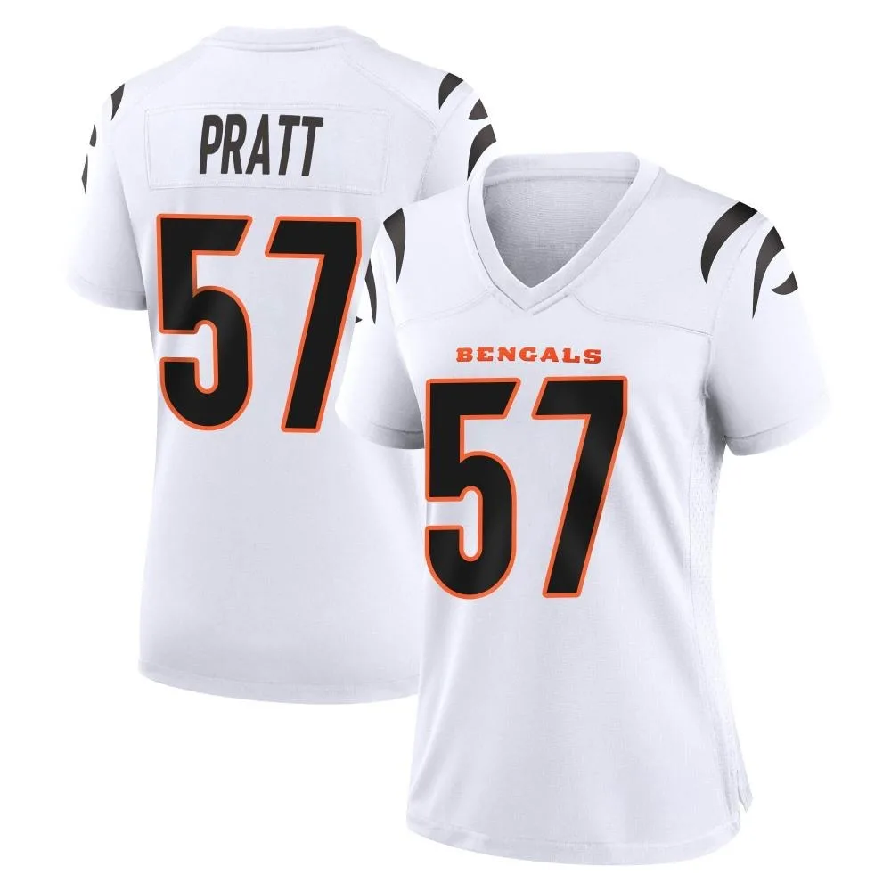 Women's Cincinnati Bengals Germaine Pratt Nike Game White Jersey Women's Cincinnati Bengals Germaine Pratt Nike Game White Jersey