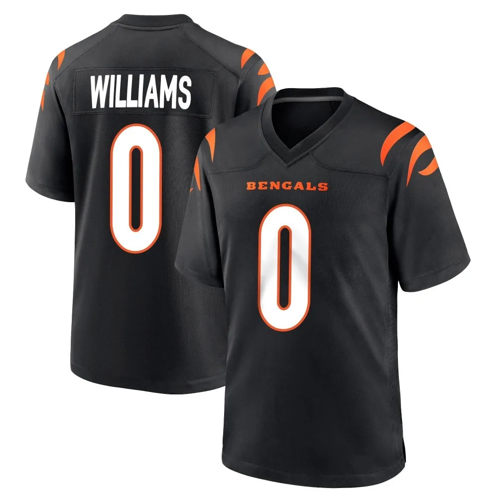 Youth Cincinnati Bengals Isaiah Williams Nike Team Color Game Black Jersey Youth Cincinnati Bengals Isaiah Williams Nike Team Color Game Black Jersey
