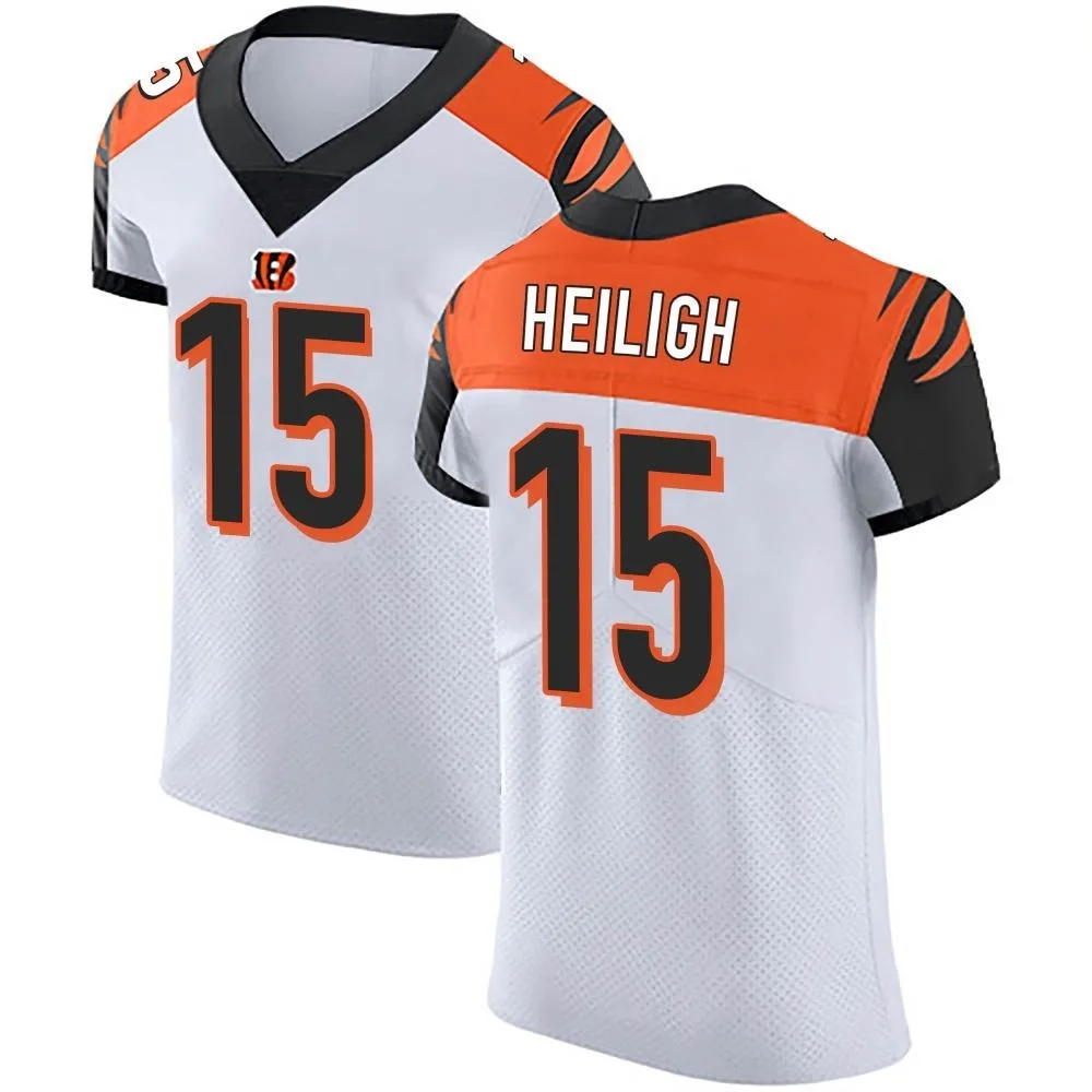 Men's Cincinnati Bengals Jaivon Heiligh Nike Vapor Untouchable Elite White Jersey Men's Cincinnati Bengals Jaivon Heiligh Nike Vapor Untouchable Elite White Jersey
