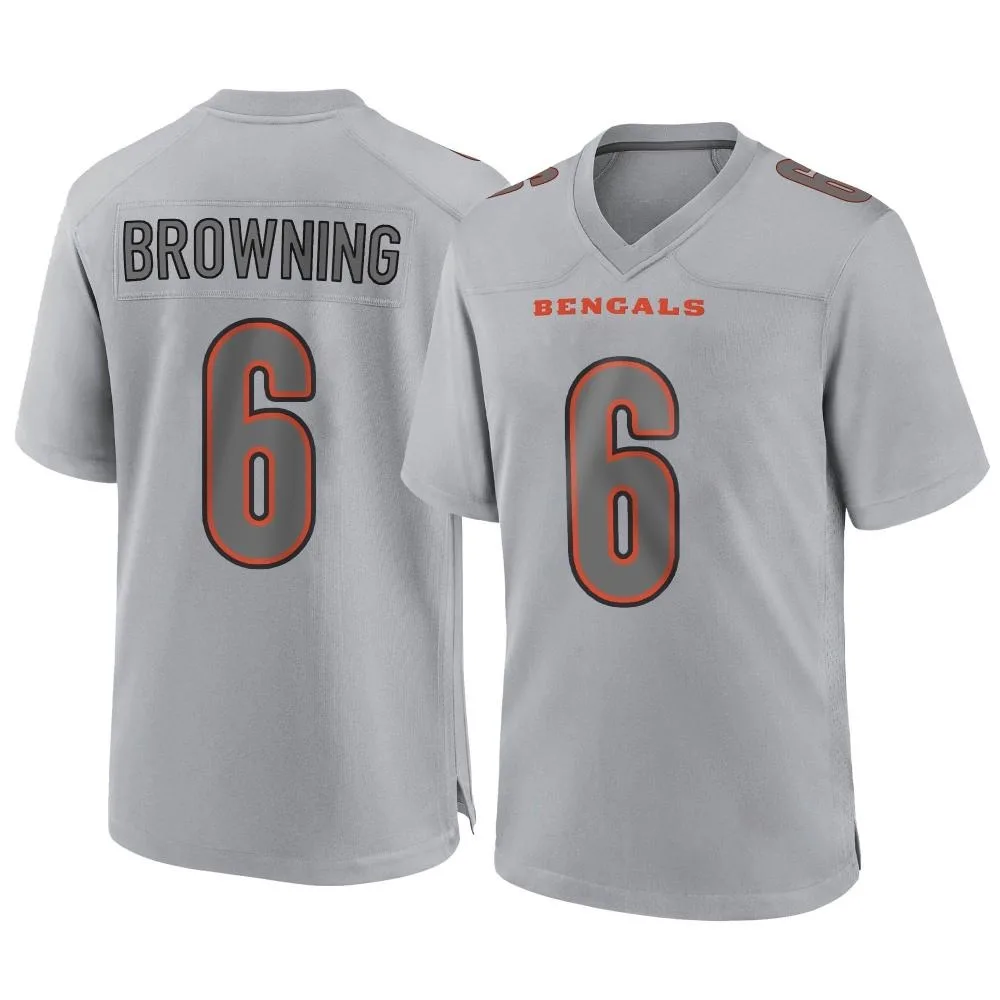 Youth Cincinnati Bengals Jake Browning Nike Atmosphere Fashion Game Gray Jersey Youth Cincinnati Bengals Jake Browning Nike Atmosphere Fashion Game Gray Jersey