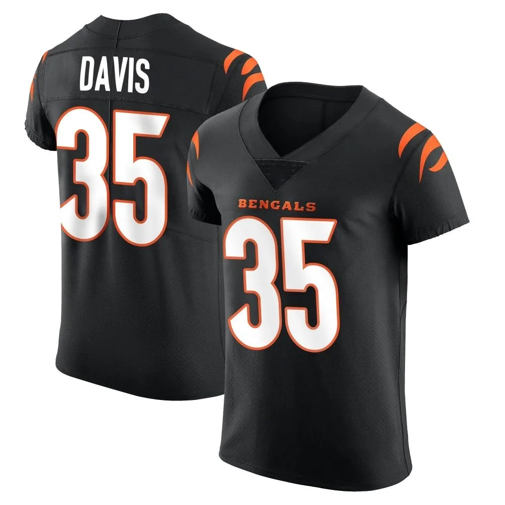 Men's Cincinnati Bengals Jalen Davis Nike Team Color Vapor Untouchable Elite Black Jersey Men's Cincinnati Bengals Jalen Davis Nike Team Color Vapor Untouchable Elite Black Jersey