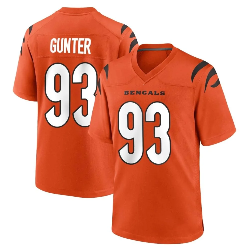 Youth Cincinnati Bengals Jeff Gunter Nike Game Orange Jersey Youth Cincinnati Bengals Jeff Gunter Nike Game Orange Jersey