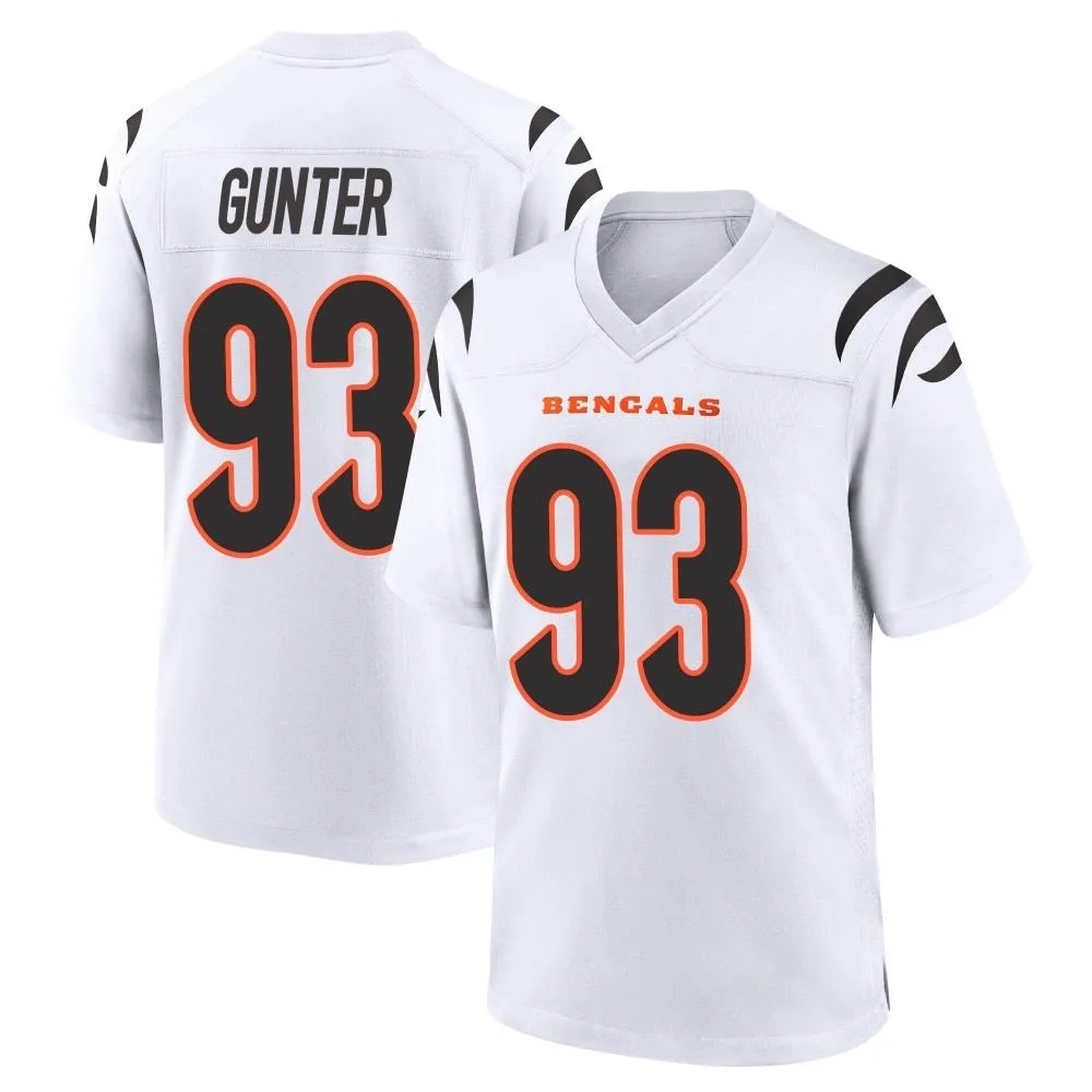 Youth Cincinnati Bengals Jeff Gunter Nike Game White Jersey Youth Cincinnati Bengals Jeff Gunter Nike Game White Jersey