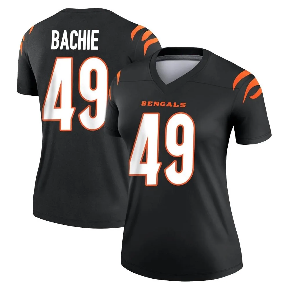 Women's Cincinnati Bengals Joe Bachie Nike Legend Black Jersey Women's Cincinnati Bengals Joe Bachie Nike Legend Black Jersey