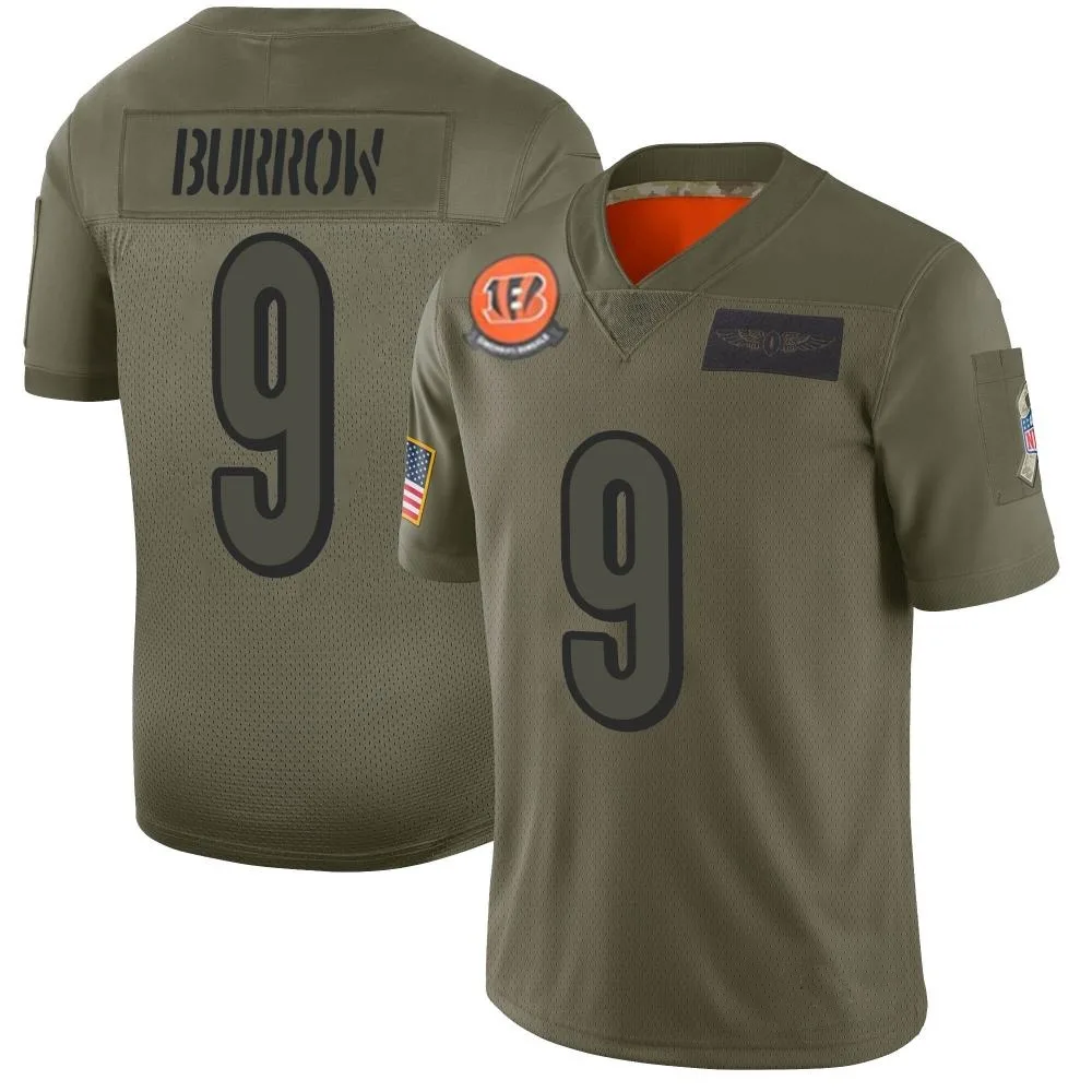 Men's Cincinnati Bengals Joe Burrow Nike 2019 Salute to Service Limited Camo Jersey Men's Cincinnati Bengals Joe Burrow Nike 2019 Salute to Service Limited Camo Jersey