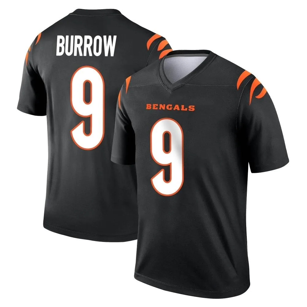 Men's Cincinnati Bengals Joe Burrow Nike Legend Black Jersey Men's Cincinnati Bengals Joe Burrow Nike Legend Black Jersey