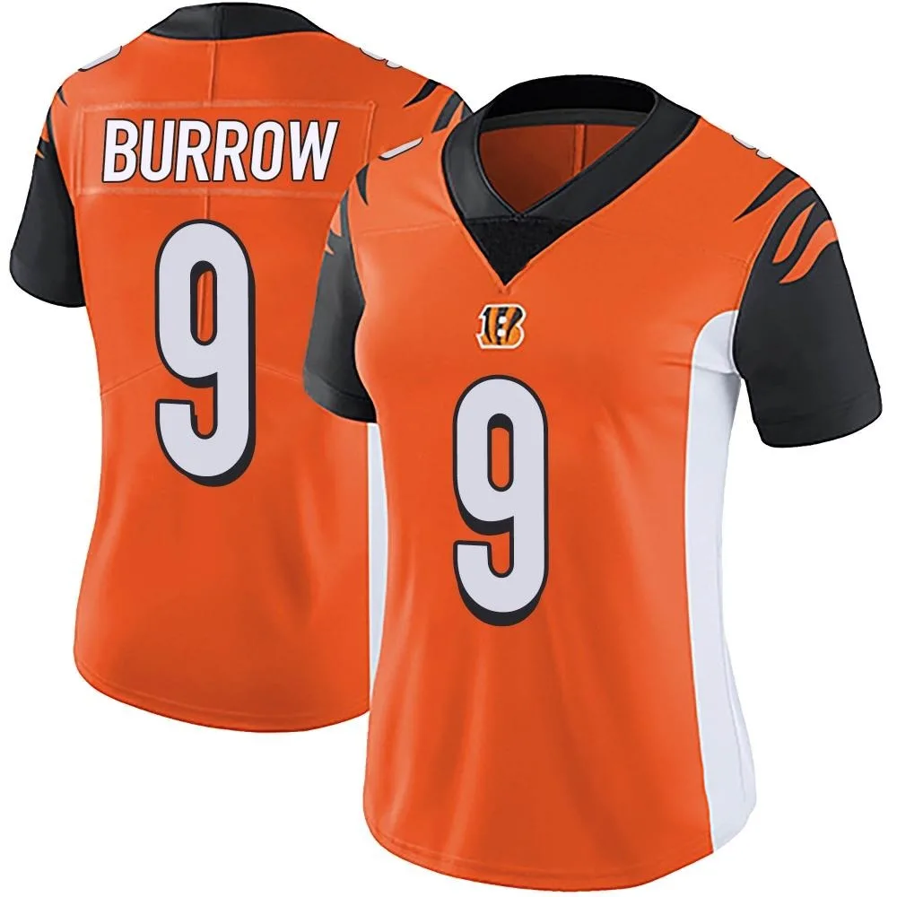 Women's Cincinnati Bengals Joe Burrow Nike Vapor Untouchable Limited Orange Jersey Women's Cincinnati Bengals Joe Burrow Nike Vapor Untouchable Limited Orange Jersey