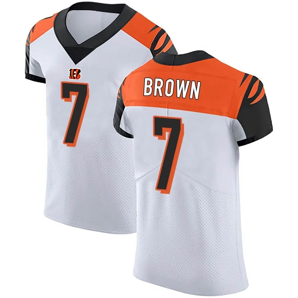 Men's Cincinnati Bengals Jon Brown Nike Vapor Untouchable Elite White Jersey Men's Cincinnati Bengals Jon Brown Nike Vapor Untouchable Elite White Jersey