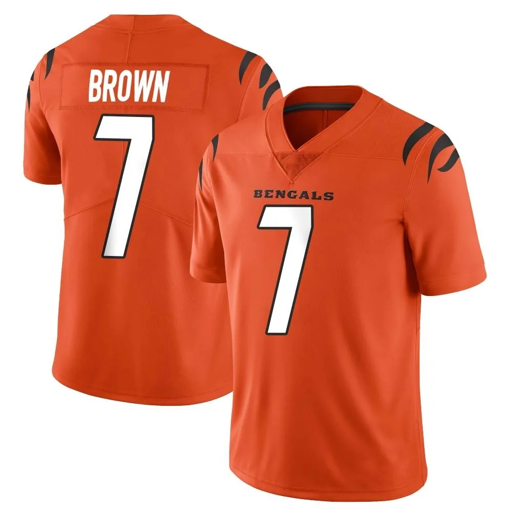 Men's Cincinnati Bengals Jon Brown Nike Vapor Untouchable Limited Orange Jersey Men's Cincinnati Bengals Jon Brown Nike Vapor Untouchable Limited Orange Jersey