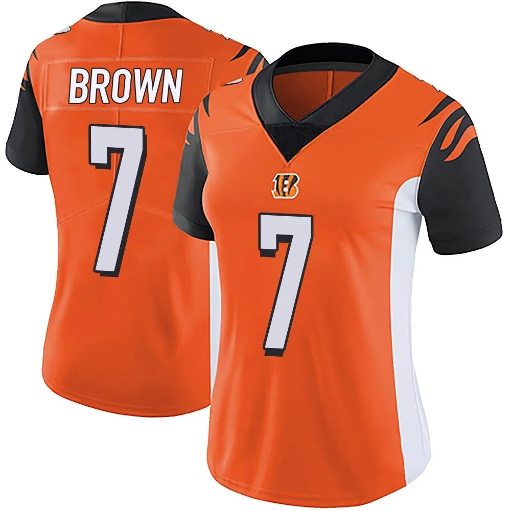 Women's Cincinnati Bengals Jon Brown Nike Vapor Untouchable Limited Orange Jersey Women's Cincinnati Bengals Jon Brown Nike Vapor Untouchable Limited Orange Jersey