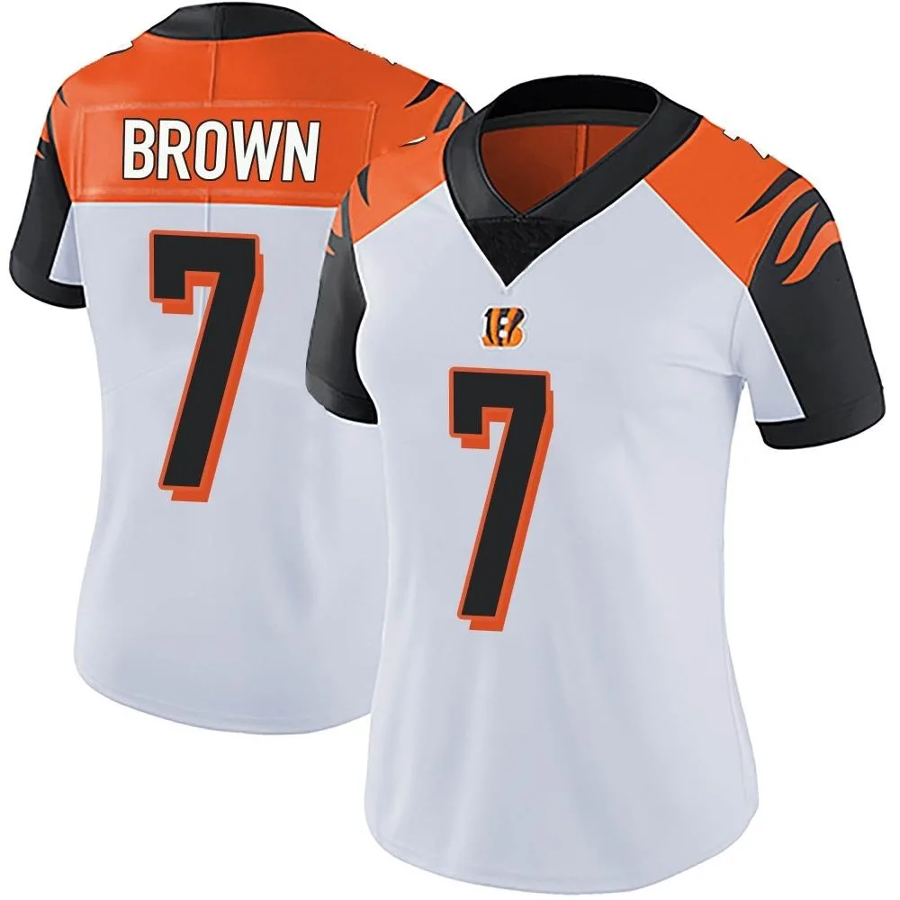 Women's Cincinnati Bengals Jon Brown Nike Vapor Untouchable Limited White Jersey Women's Cincinnati Bengals Jon Brown Nike Vapor Untouchable Limited White Jersey