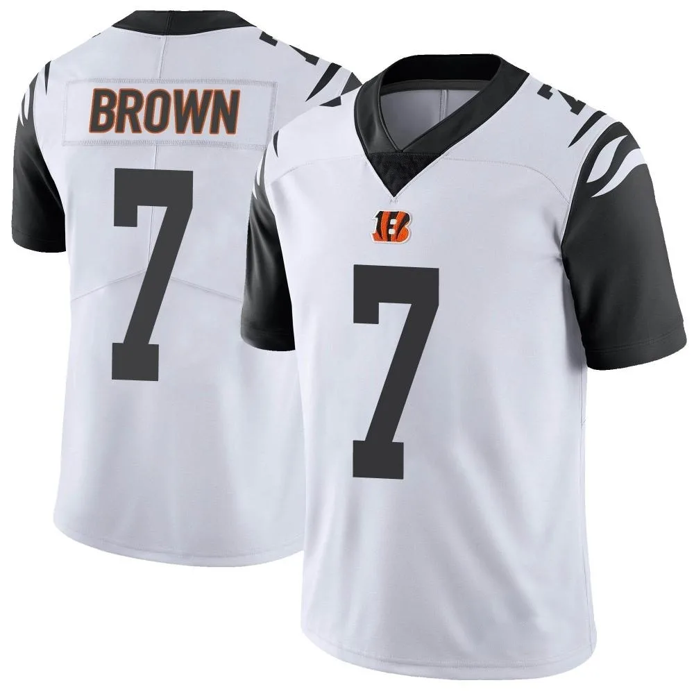 Youth Cincinnati Bengals Jon Brown Nike Color Rush Vapor Untouchable Limited White Jersey Youth Cincinnati Bengals Jon Brown Nike Color Rush Vapor Untouchable Limited White Jersey