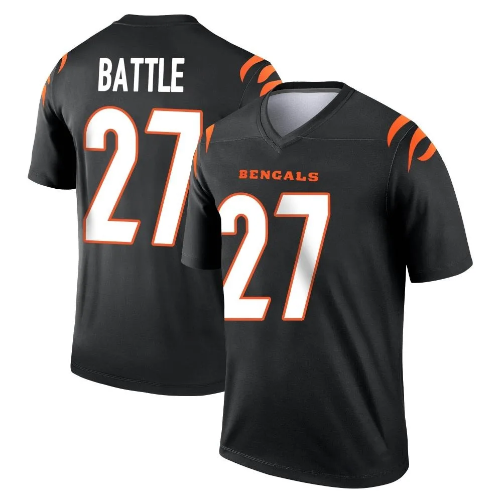 Men's Cincinnati Bengals Jordan Battle Nike Legend Black Jersey Men's Cincinnati Bengals Jordan Battle Nike Legend Black Jersey