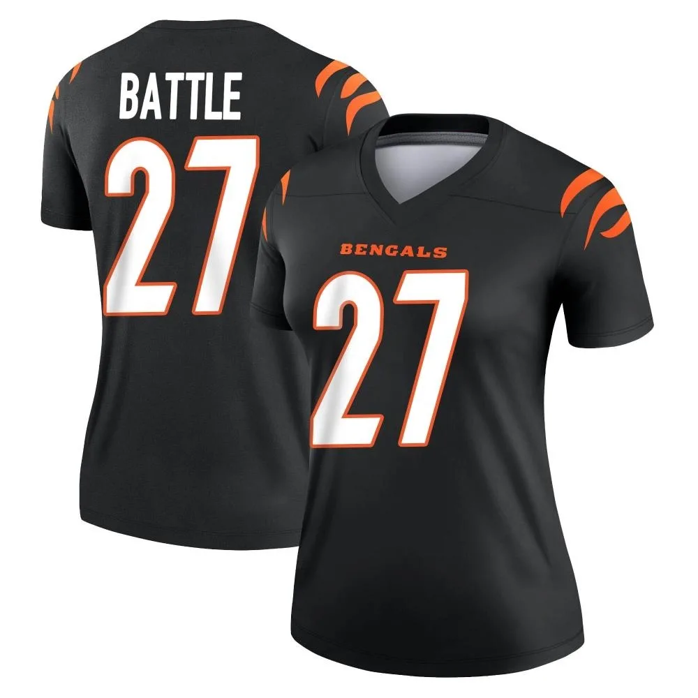 Women's Cincinnati Bengals Jordan Battle Nike Legend Black Jersey Women's Cincinnati Bengals Jordan Battle Nike Legend Black Jersey