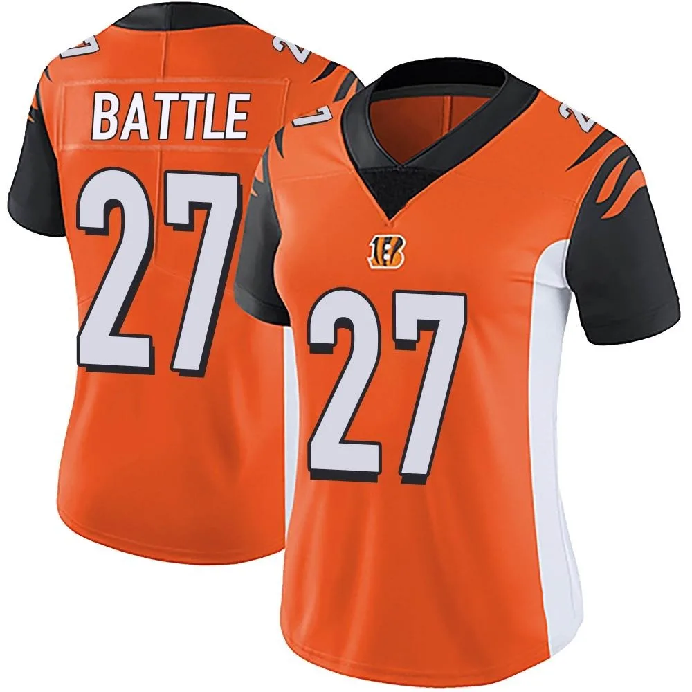 Women's Cincinnati Bengals Jordan Battle Nike Vapor Untouchable Limited Orange Jersey Women's Cincinnati Bengals Jordan Battle Nike Vapor Untouchable Limited Orange Jersey