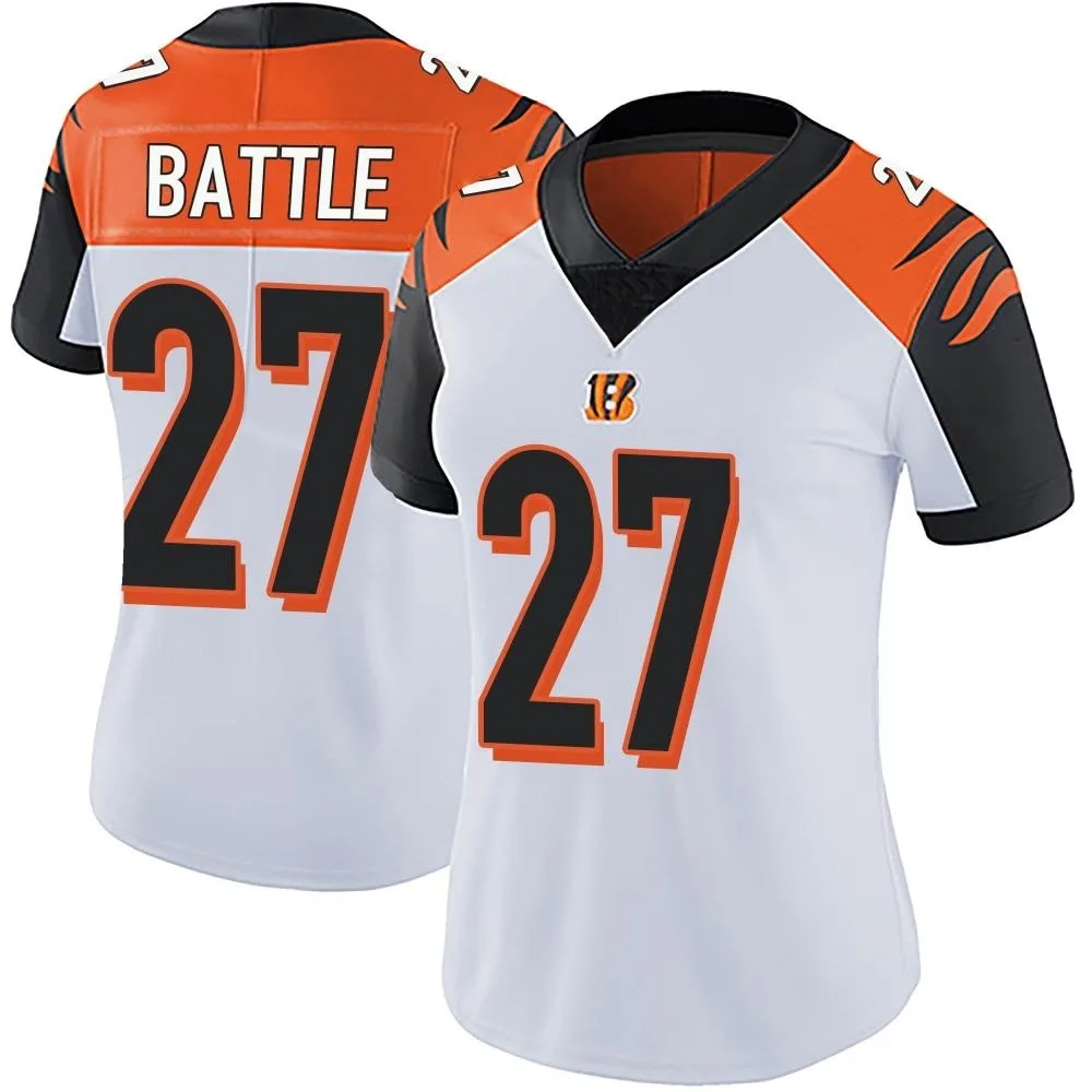 Women's Cincinnati Bengals Jordan Battle Nike Vapor Untouchable Limited White Jersey Women's Cincinnati Bengals Jordan Battle Nike Vapor Untouchable Limited White Jersey