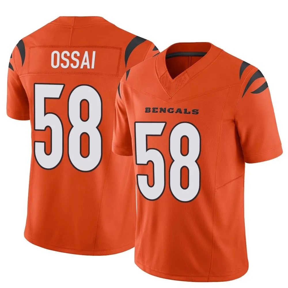 Youth Cincinnati Bengals Joseph Ossai Nike Vapor F.U.S.E. Limited Orange Jersey Youth Cincinnati Bengals Joseph Ossai Nike Vapor F.U.S.E. Limited Orange Jersey