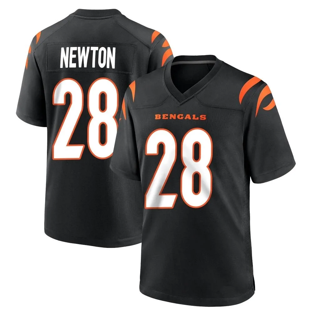 Men's Cincinnati Bengals Josh Newton Nike Team Color Game Black Jersey Men's Cincinnati Bengals Josh Newton Nike Team Color Game Black Jersey