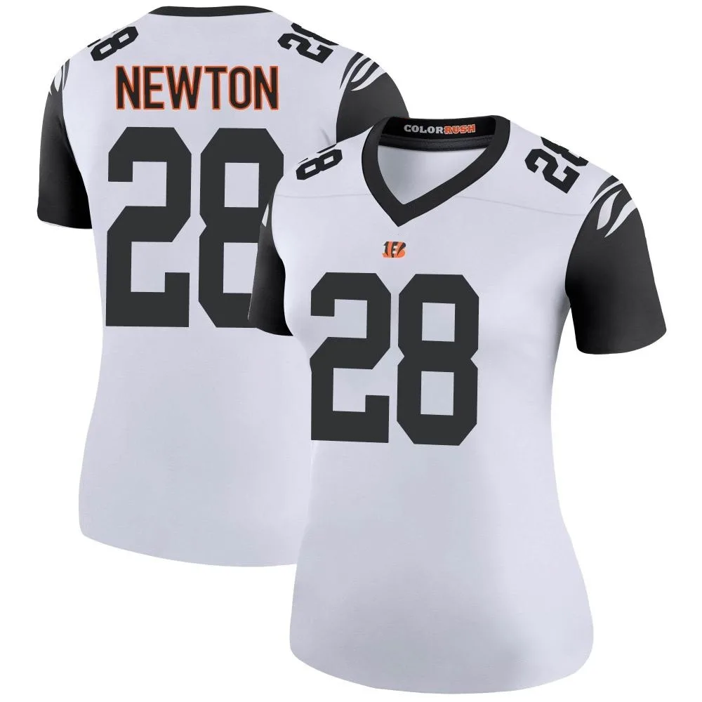 Women's Cincinnati Bengals Josh Newton Nike Color Rush Legend White Jersey Women's Cincinnati Bengals Josh Newton Nike Color Rush Legend White Jersey