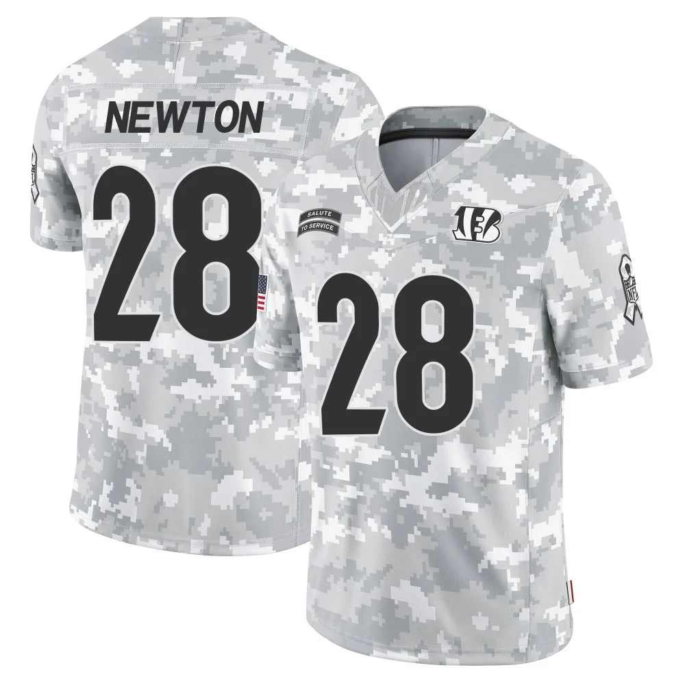 Youth Cincinnati Bengals Josh Newton Nike 2024 Salute to Service Limited Arctic Camo Jersey Youth Cincinnati Bengals Josh Newton Nike 2024 Salute to Service Limited Arctic Camo Jersey