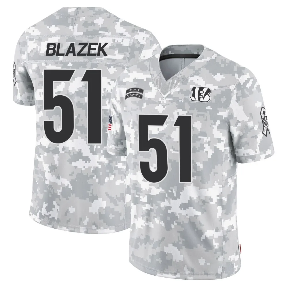 Youth Cincinnati Bengals Justin Blazek Nike 2024 Salute to Service Limited Arctic Camo Jersey Youth Cincinnati Bengals Justin Blazek Nike 2024 Salute to Service Limited Arctic Camo Jersey