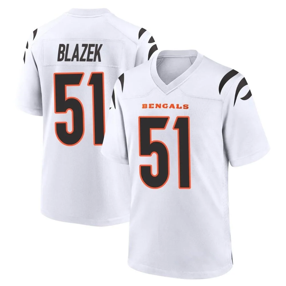 Youth Cincinnati Bengals Justin Blazek Nike Game White Jersey Youth Cincinnati Bengals Justin Blazek Nike Game White Jersey