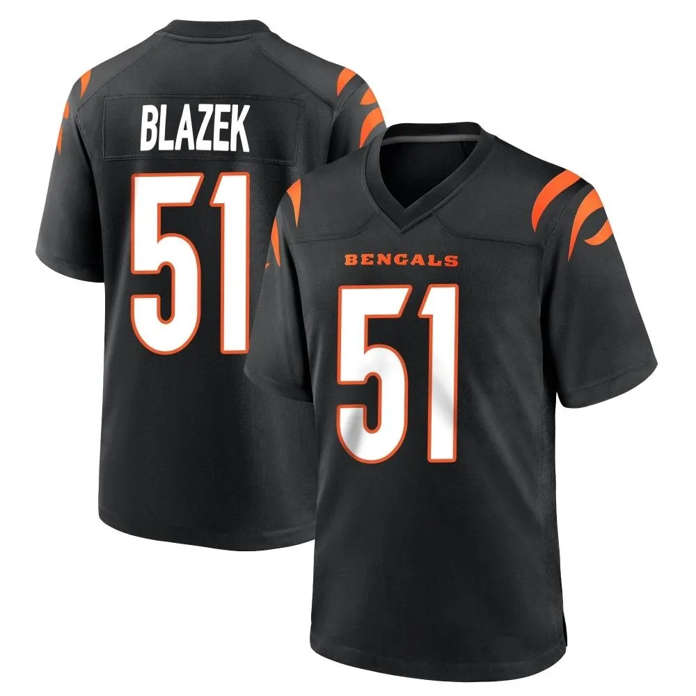 Youth Cincinnati Bengals Justin Blazek Nike Team Color Game Black Jersey Youth Cincinnati Bengals Justin Blazek Nike Team Color Game Black Jersey