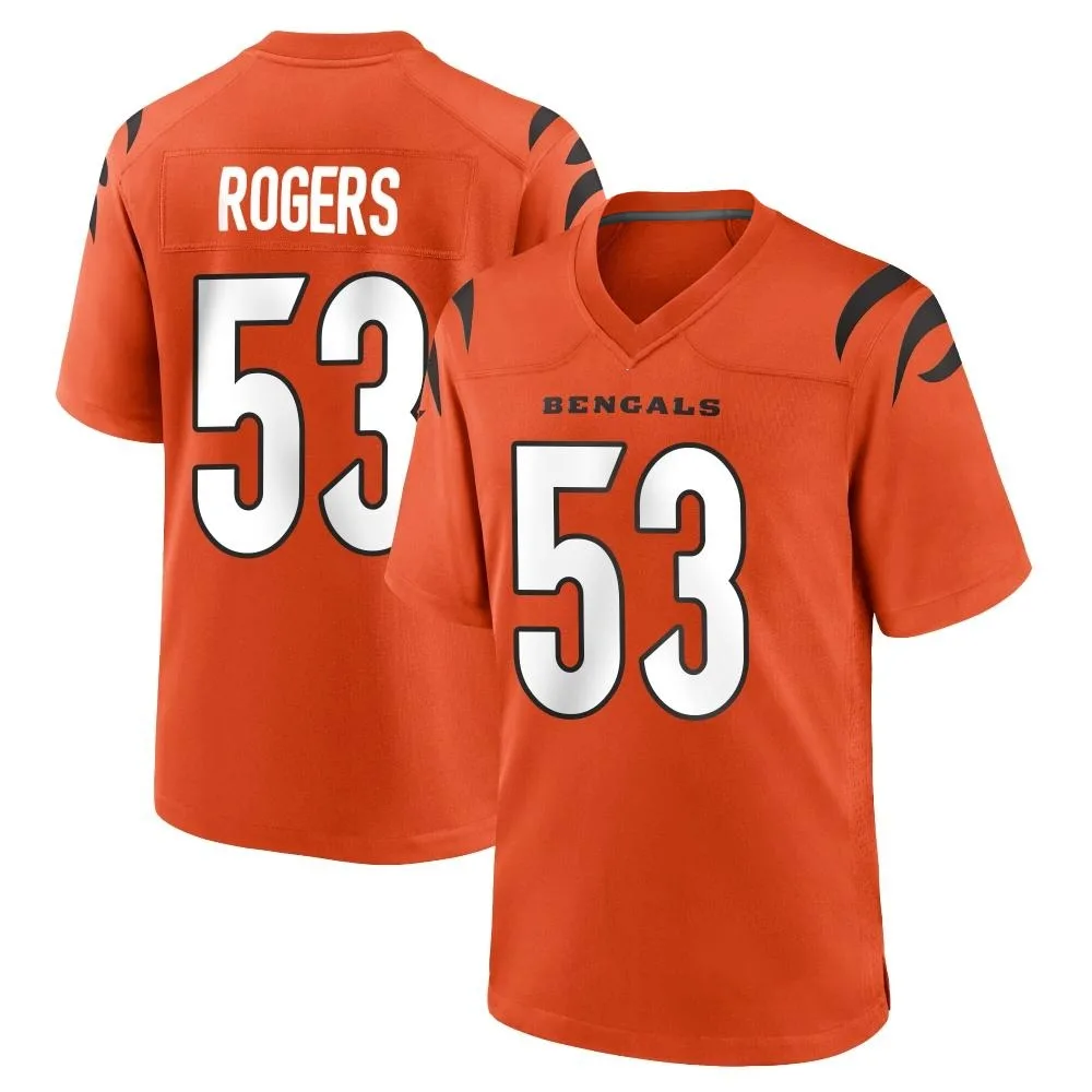 Youth Cincinnati Bengals Justin Rogers Nike Game Orange Jersey Youth Cincinnati Bengals Justin Rogers Nike Game Orange Jersey