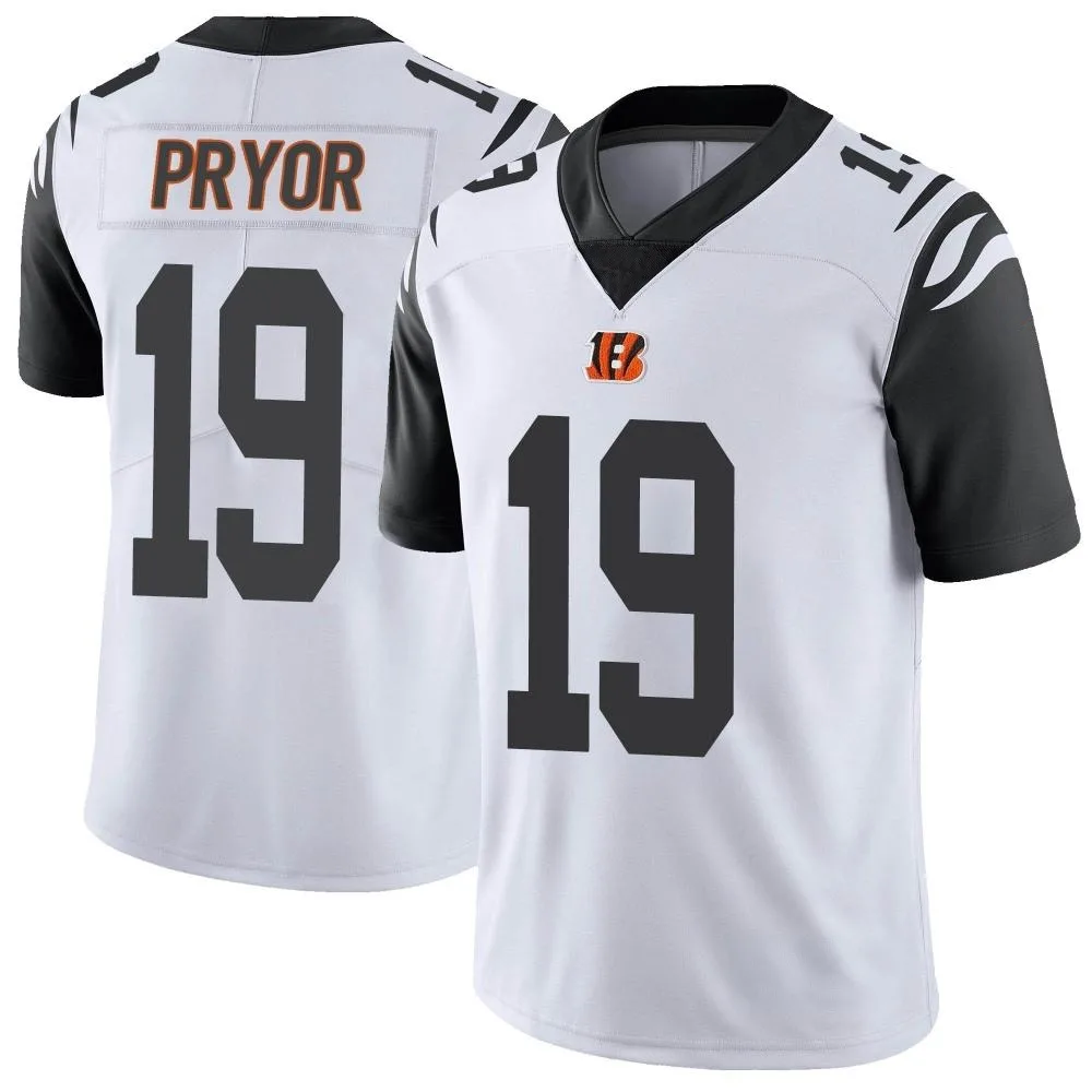 Men's Cincinnati Bengals Kendric Pryor Nike Color Rush Vapor Untouchable Limited White Jersey Men's Cincinnati Bengals Kendric Pryor Nike Color Rush Vapor Untouchable Limited White Jersey