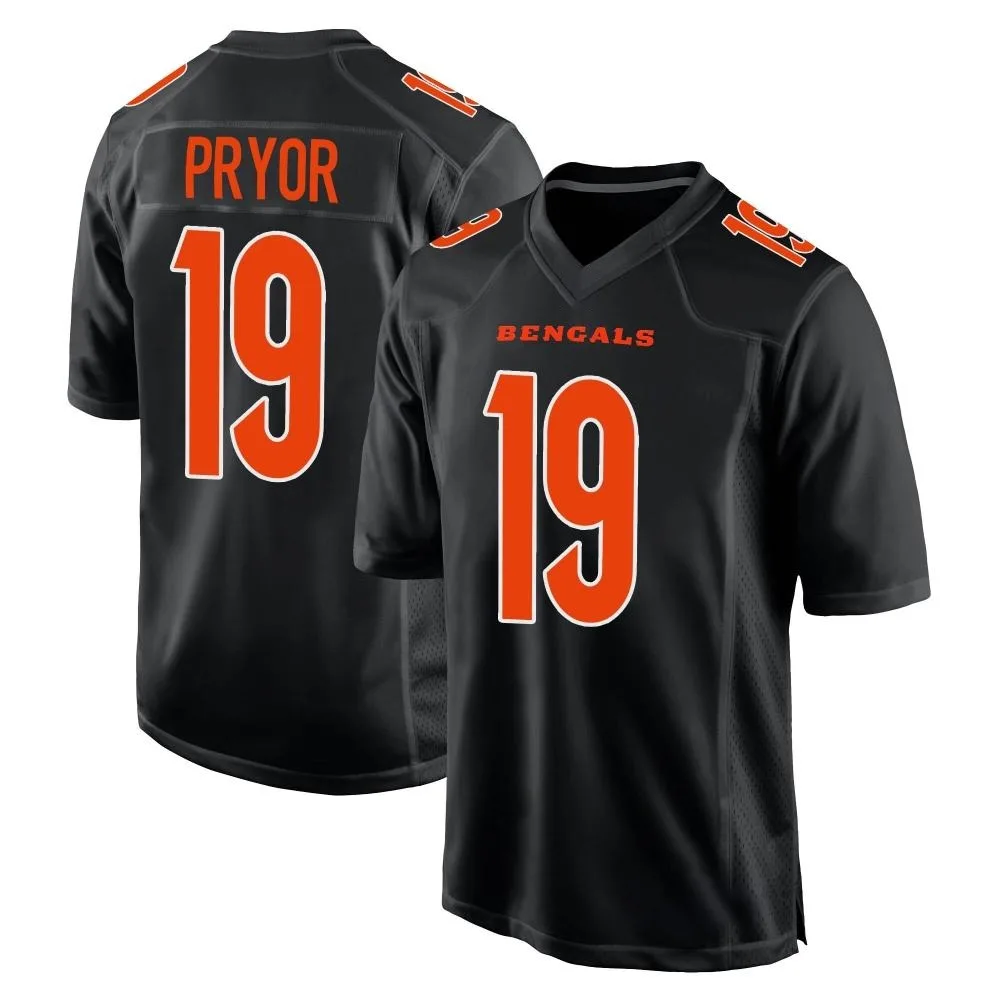 Men's Cincinnati Bengals Kendric Pryor Nike Fashion Game Black Jersey Men's Cincinnati Bengals Kendric Pryor Nike Fashion Game Black Jersey