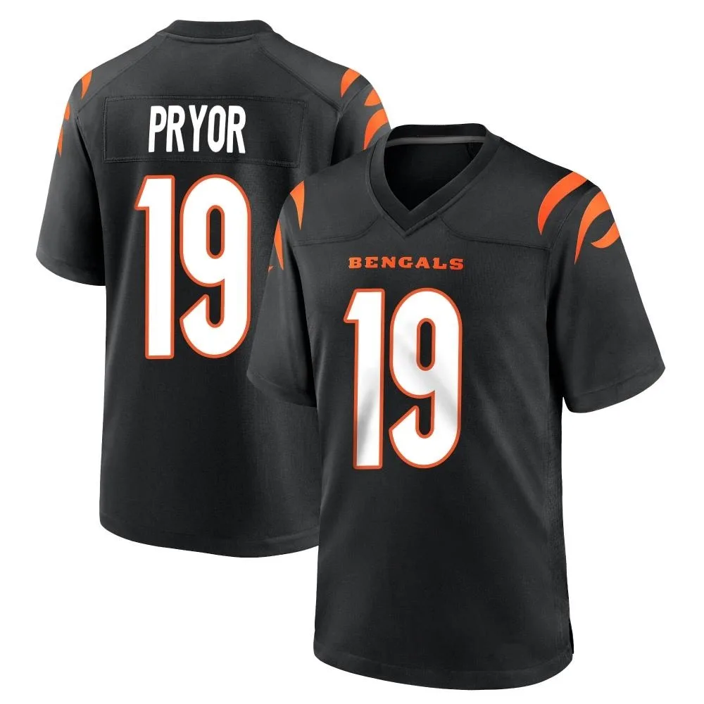 Youth Cincinnati Bengals Kendric Pryor Nike Team Color Game Black Jersey