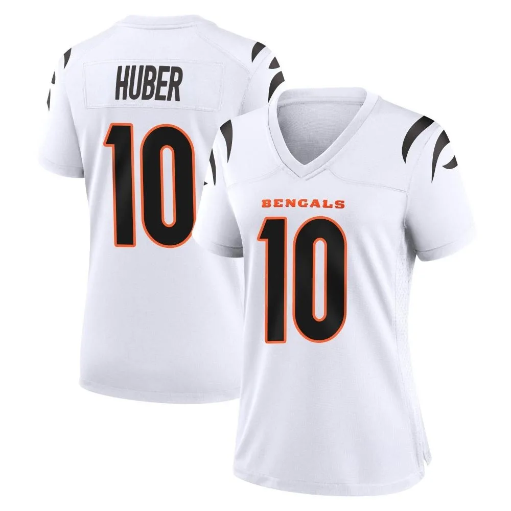 Women's Cincinnati Bengals Kevin Huber Nike Game White Jersey Women's Cincinnati Bengals Kevin Huber Nike Game White Jersey