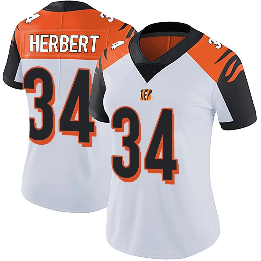 Women's Cincinnati Bengals Khalil Herbert Nike Vapor Untouchable Limited White Jersey Women's Cincinnati Bengals Khalil Herbert Nike Vapor Untouchable Limited White Jersey