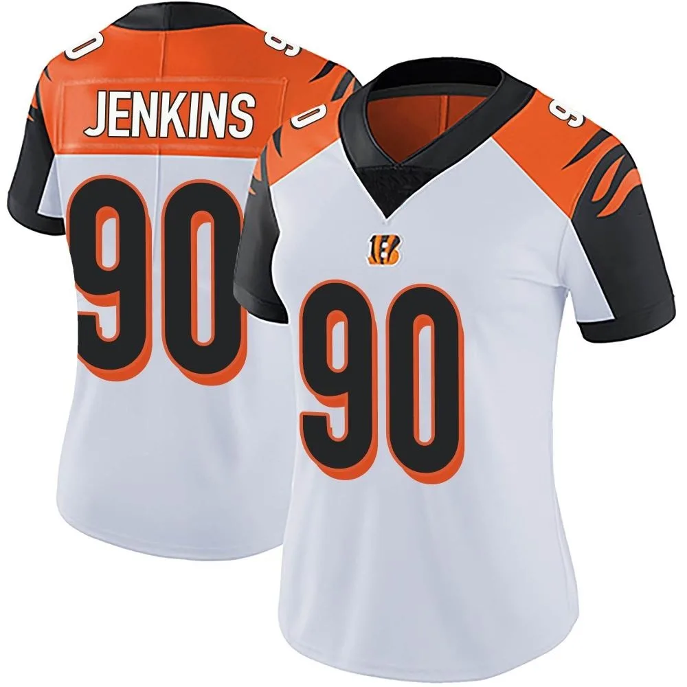 Women's Cincinnati Bengals Kris Jenkins Jr. Nike Vapor Untouchable Limited White Jersey Women's Cincinnati Bengals Kris Jenkins Jr. Nike Vapor Untouchable Limited White Jersey