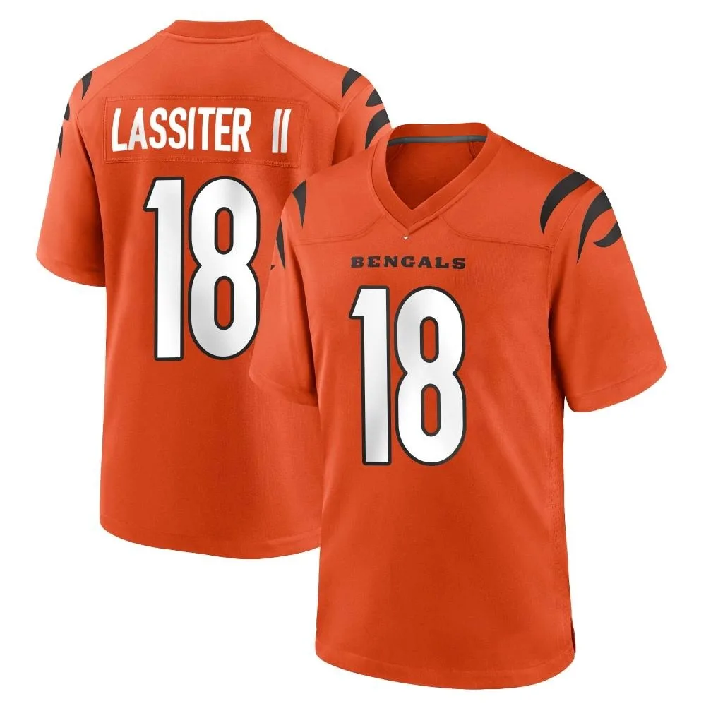 Men's Cincinnati Bengals Kwamie Lassiter Ii Nike Game Orange Jersey Men's Cincinnati Bengals Kwamie Lassiter Ii Nike Game Orange Jersey