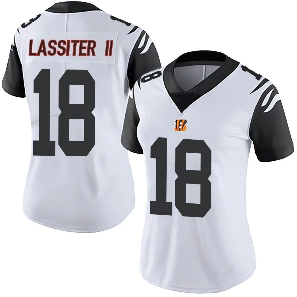 Women's Cincinnati Bengals Kwamie Lassiter Ii Nike Color Rush Vapor Untouchable Limited White Jersey Women's Cincinnati Bengals Kwamie Lassiter Ii Nike Color Rush Vapor Untouchable Limited White Jersey