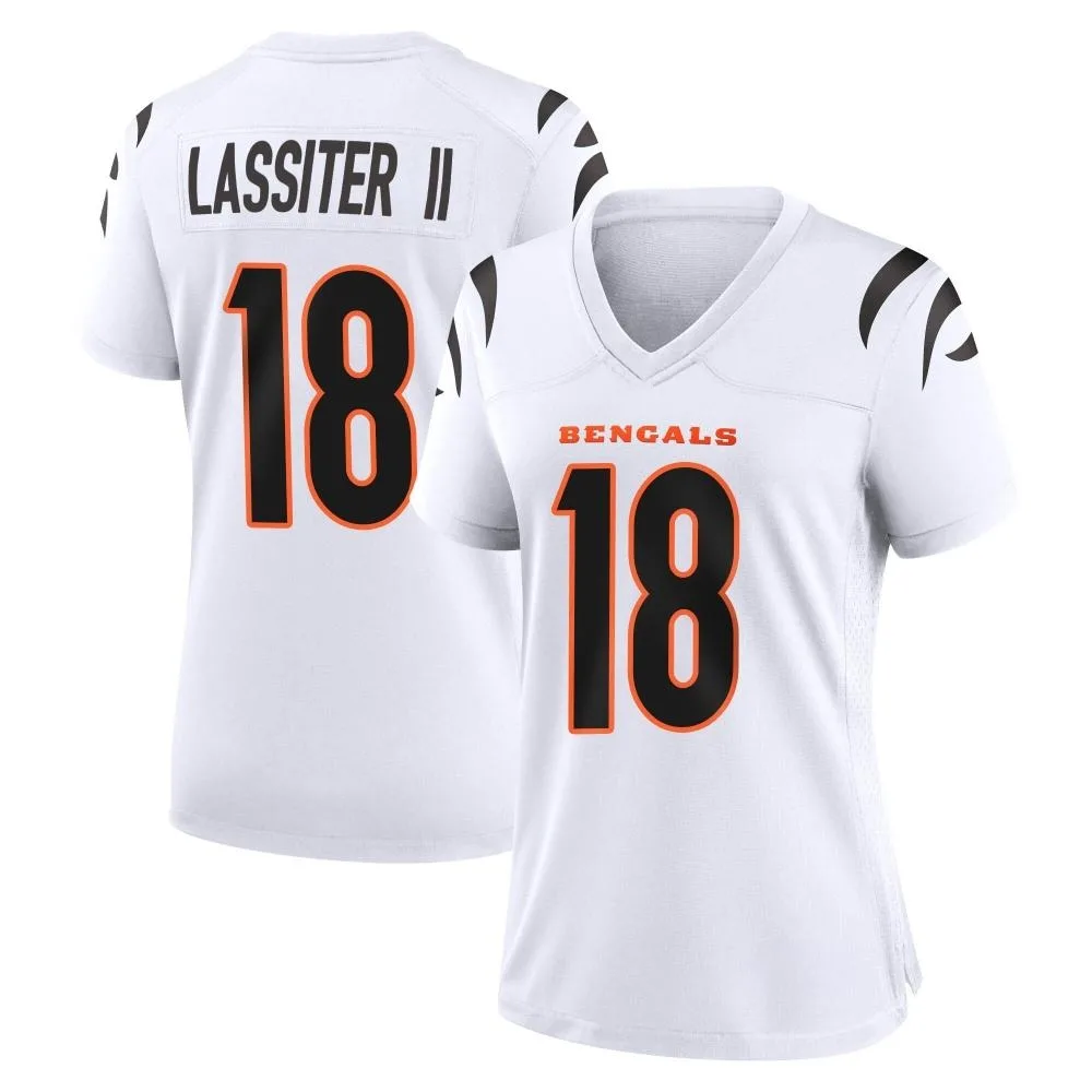 Women's Cincinnati Bengals Kwamie Lassiter Ii Nike Game White Jersey Women's Cincinnati Bengals Kwamie Lassiter Ii Nike Game White Jersey