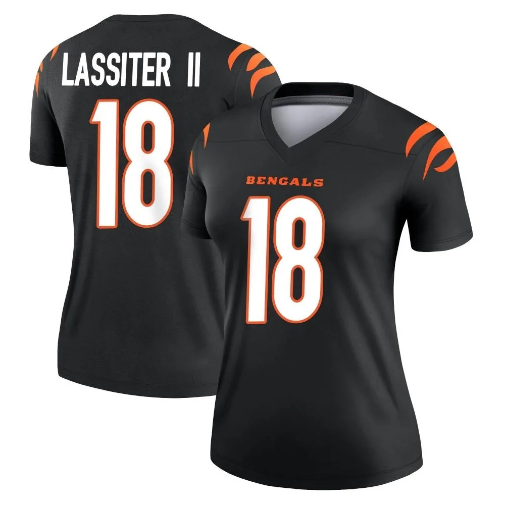 Women's Cincinnati Bengals Kwamie Lassiter Ii Nike Legend Black Jersey Women's Cincinnati Bengals Kwamie Lassiter Ii Nike Legend Black Jersey
