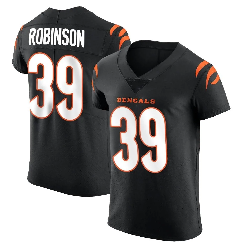 Men's Cincinnati Bengals Lance Robinson Nike Team Color Vapor Untouchable Elite Black Jersey Men's Cincinnati Bengals Lance Robinson Nike Team Color Vapor Untouchable Elite Black Jersey