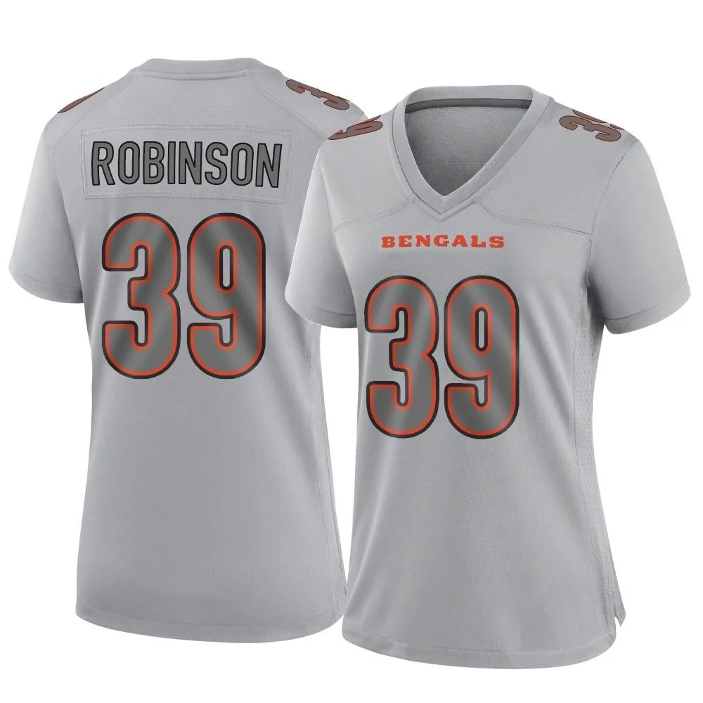 Women's Cincinnati Bengals Lance Robinson Nike Atmosphere Fashion Game Gray Jersey Women's Cincinnati Bengals Lance Robinson Nike Atmosphere Fashion Game Gray Jersey