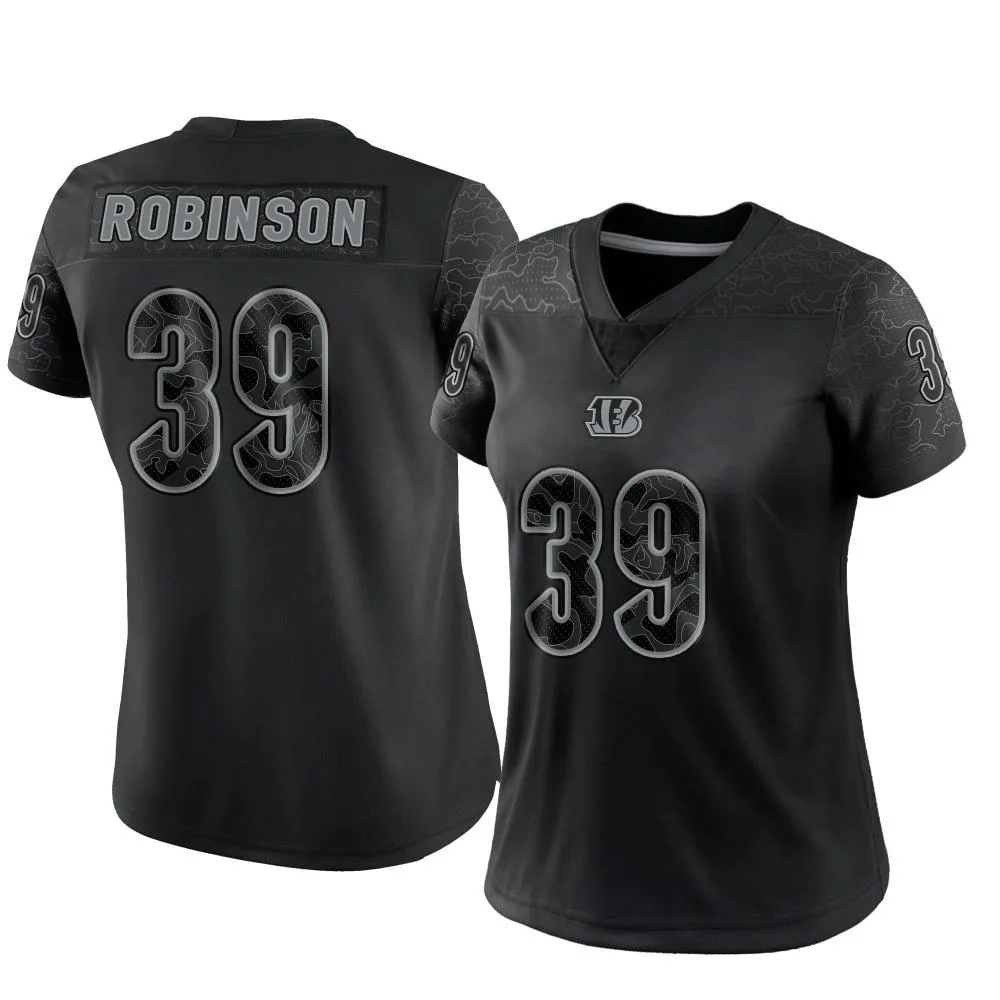 Women's Cincinnati Bengals Lance Robinson Nike Reflective Limited Black Jersey Women's Cincinnati Bengals Lance Robinson Nike Reflective Limited Black Jersey