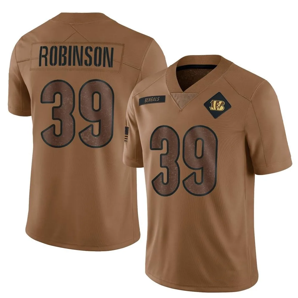 Youth Cincinnati Bengals Lance Robinson Nike 2023 Salute To Service Limited Brown Jersey Youth Cincinnati Bengals Lance Robinson Nike 2023 Salute To Service Limited Brown Jersey