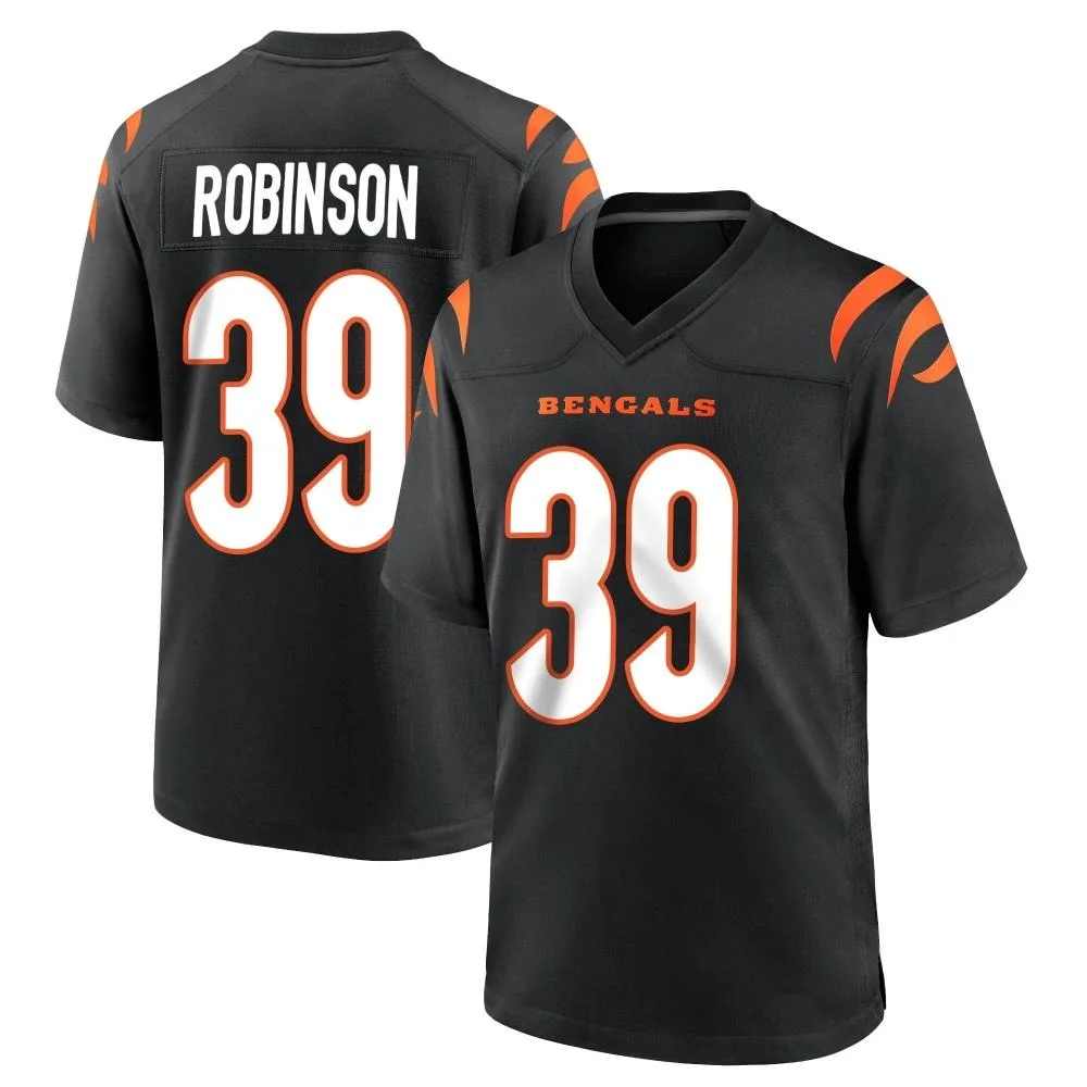 Youth Cincinnati Bengals Lance Robinson Nike Team Color Game Black Jersey Youth Cincinnati Bengals Lance Robinson Nike Team Color Game Black Jersey
