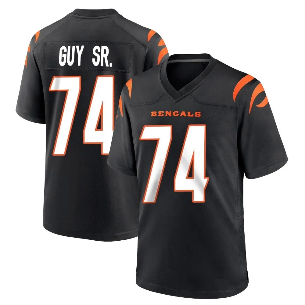 Men's Cincinnati Bengals Lawrence Guy Nike Team Color Game Black Jersey Men's Cincinnati Bengals Lawrence Guy Nike Team Color Game Black Jersey