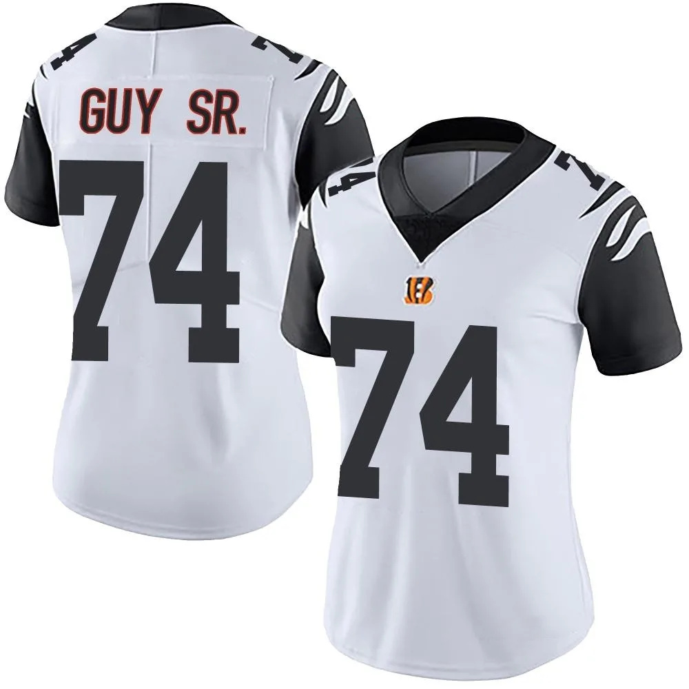 Women's Cincinnati Bengals Lawrence Guy Nike Color Rush Vapor Untouchable Limited White Jersey Women's Cincinnati Bengals Lawrence Guy Nike Color Rush Vapor Untouchable Limited White Jersey
