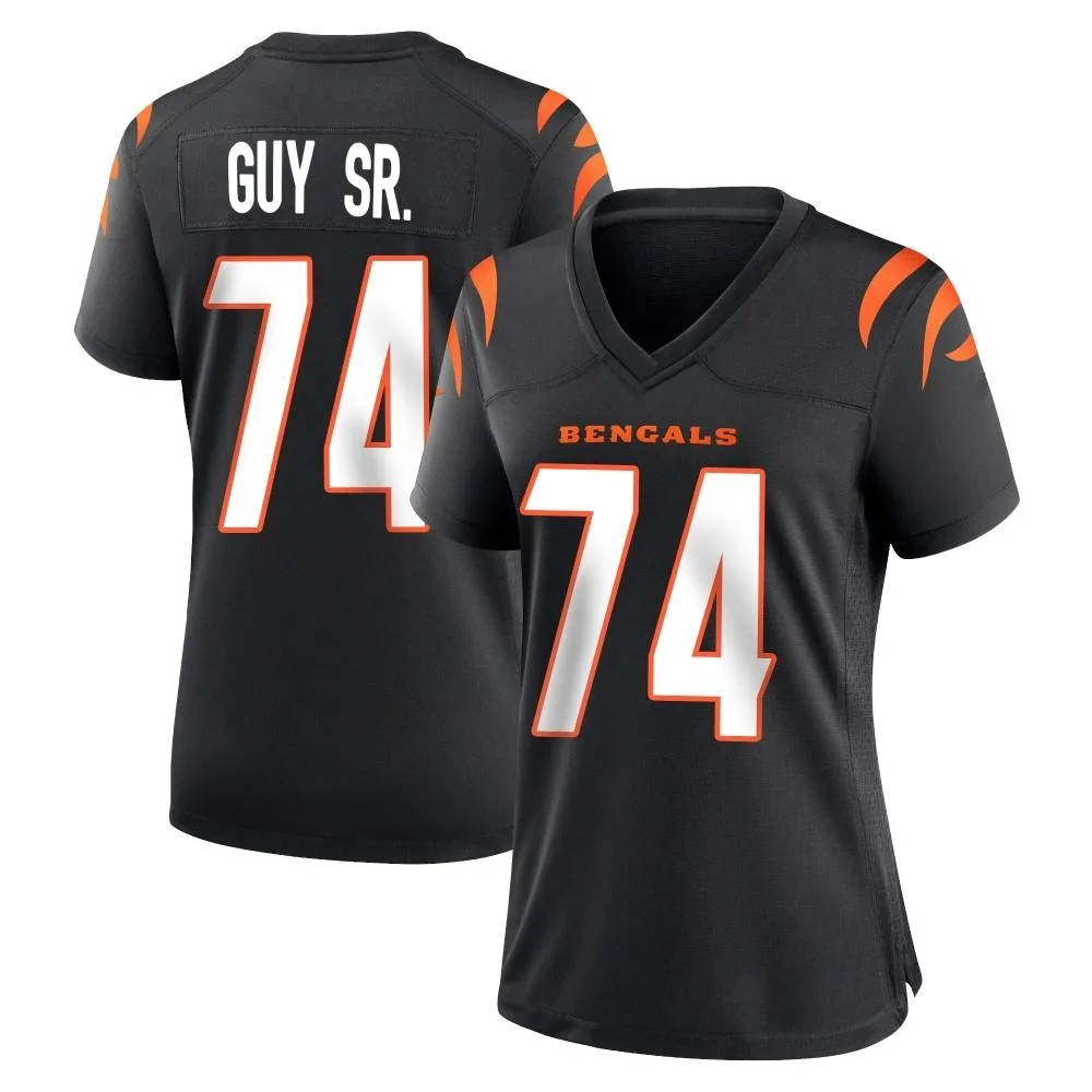 Women's Cincinnati Bengals Lawrence Guy Nike Team Color Game Black Jersey Women's Cincinnati Bengals Lawrence Guy Nike Team Color Game Black Jersey