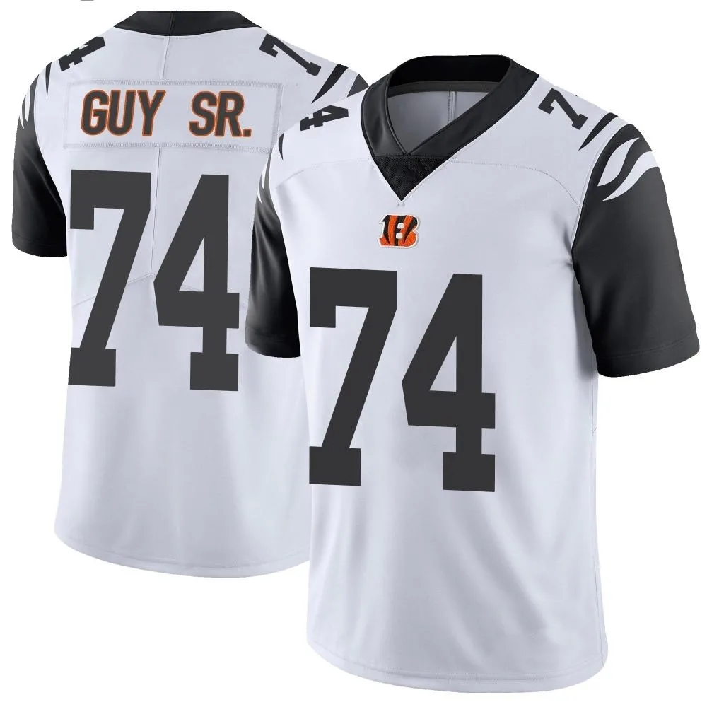 Youth Cincinnati Bengals Lawrence Guy Nike Color Rush Vapor Untouchable Limited White Jersey Youth Cincinnati Bengals Lawrence Guy Nike Color Rush Vapor Untouchable Limited White Jersey