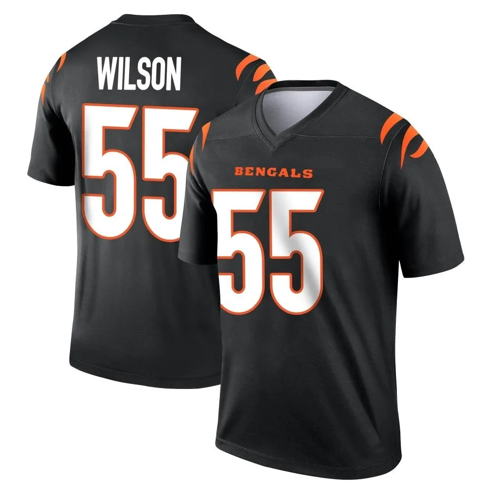Youth Cincinnati Bengals Logan Wilson Nike Legend Black Jersey Youth Cincinnati Bengals Logan Wilson Nike Legend Black Jersey